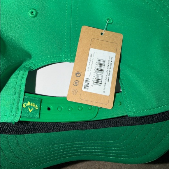 Callaway Golf Green Snapback Hat | Rope Detail | New with Tags - Picture 3 of 3